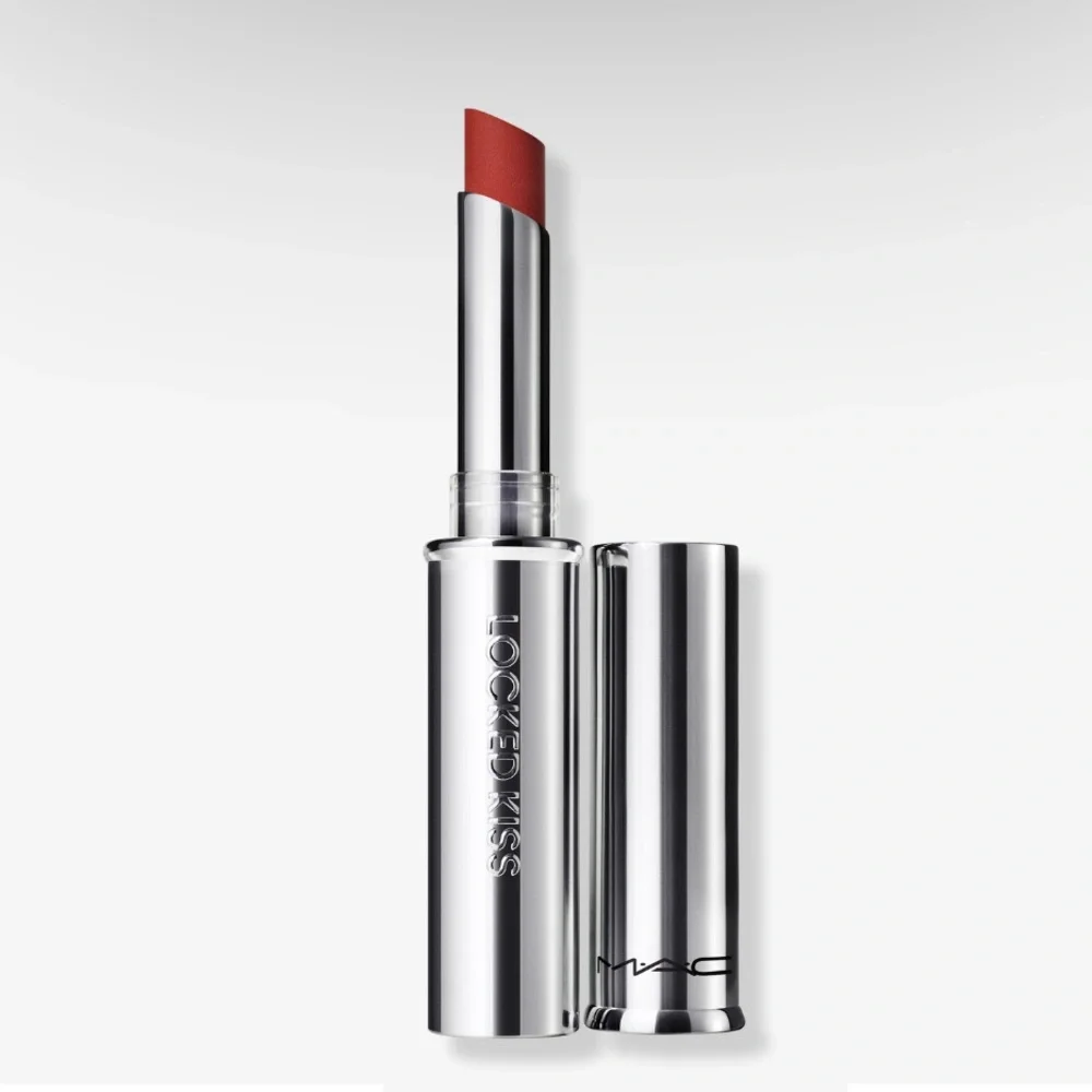 M.A.C COSMETICS Locked Kiss 24HR Lipstick In Extra Chili(Orange Red)